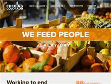 Tablet Screenshot of feedingcolorado.org